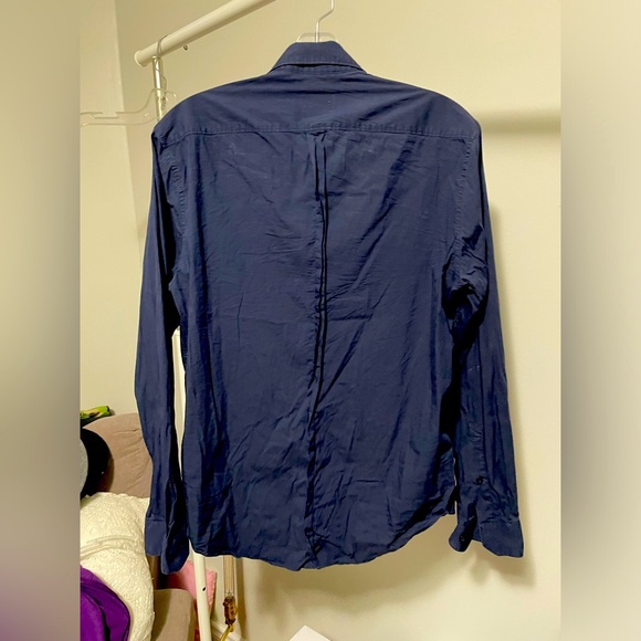 DKNY men’s shirt size M navy - Picture 2 of 5